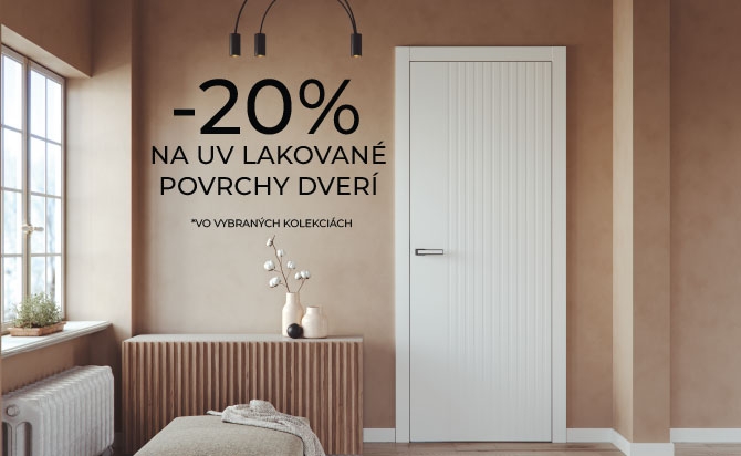 JESENNÁ AKCIA NA LAKOVANÉ DVERE